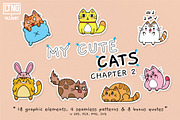 My Cute Cats chapter 2, an Animal Illustration by LTNG STUDIO (Thumbnail 1 of 6)