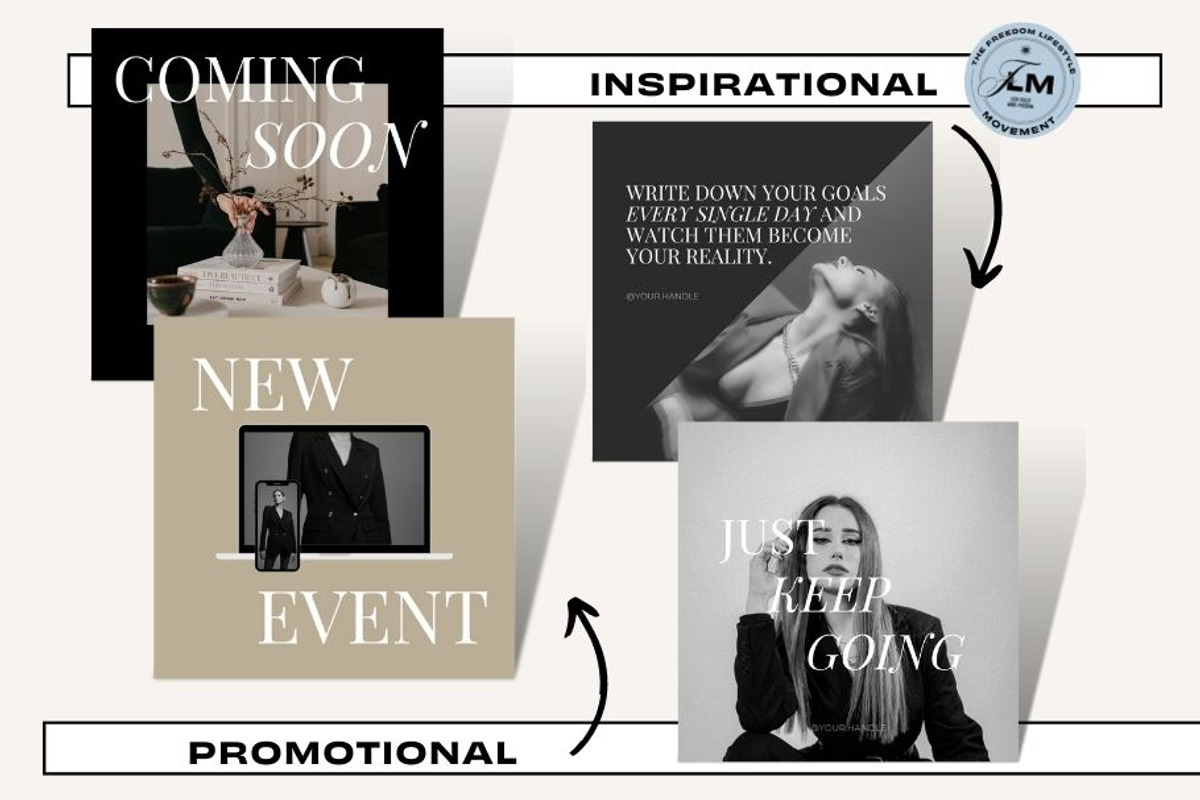 Engagement Post - Noir Luxe, a Templates & Theme by Freedom Business Shop (Photo 5 of 11)