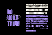 Rapuha - geometric display typeface, a Sans Serif Font by Pásha (Thumbnail 7 of 7)