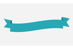 Retro ribbon. Icon on white, an Object Illustration by the8monkey