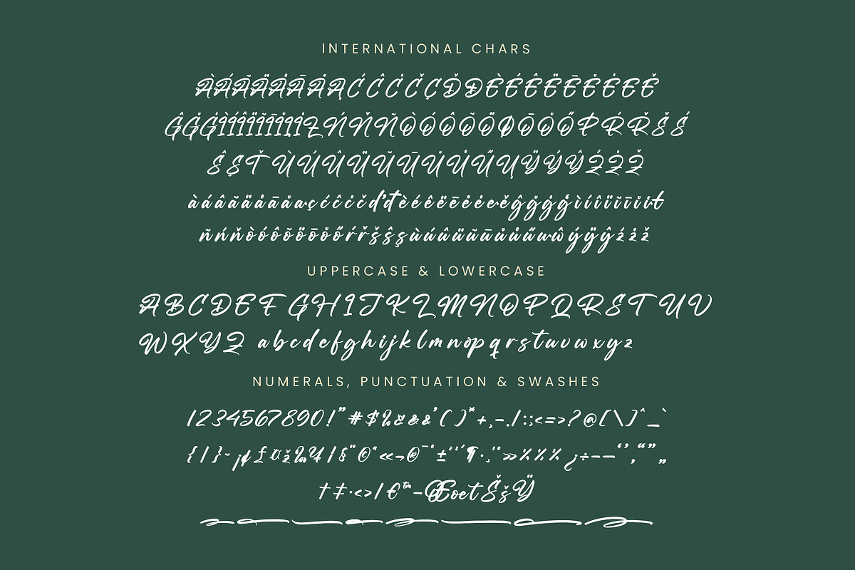 Straight Pathart Modern Brush Font, a Script Font by stylishtype.co (Photo 19 of 20)