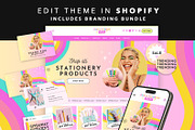 Rainbow Shopify Website Theme, a Shopify Template by Template Twist Shop (Thumbnail 1 of 9)