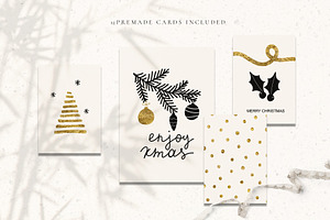 Christmas Holiday Cards & Tags Set