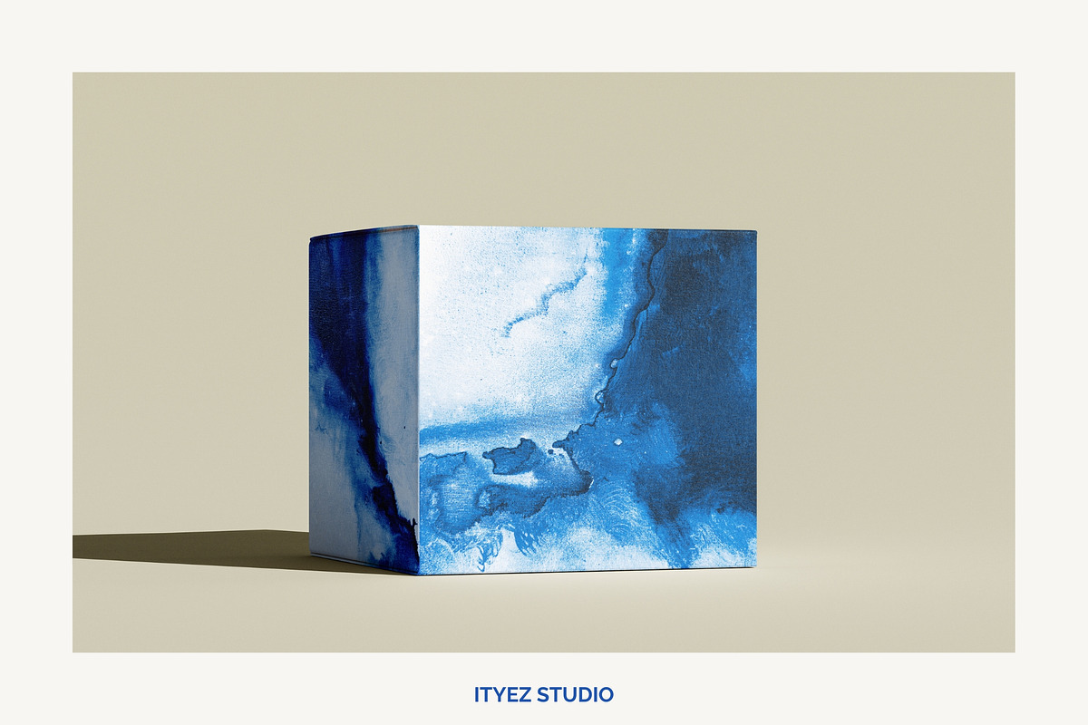 Blue Abstract Modern Artwork, a Texture Illustration by Ityez Studio (Photo 10 of 12)