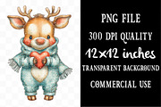 Whimsical Cozy Valentine Clipart, an Illustration by Designking (Thumbnail 4 of 5)