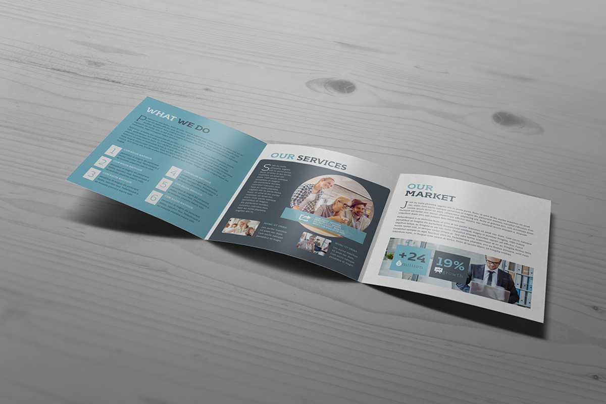 Square Trifold Brochure, a Brochure Template by FathurFateh (Photo 3 of 4)