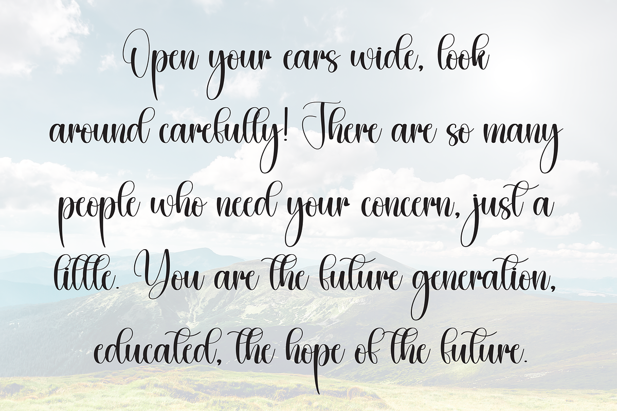 Dingbat | Script Font, a Handwritten Font by Scratchones (Photo 6 of 9)