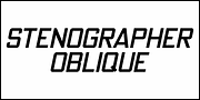 Stenographer JNL, a Sans Serif Font by Jeff Levine Fonts (Thumbnail 4 of 5)