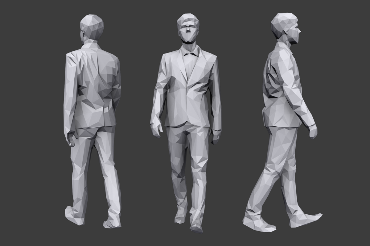 Lowpoly People Casual Pack Volume 10, a Characters & Person 3D Model by Kanistra Studio (Photo 5 of 8)