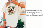 Whimsical Summer Beach Dog Clipart, an Illustration by Designworld (Thumbnail 2 of 6)