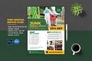 Junk Removal Services Flyer Template, a Flyer Template by Designscozy (Thumbnail 1 of 5)