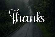 Rainday | Script Font, a Handwritten Font by Scratchones (Thumbnail 9 of 9)
