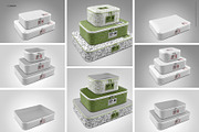 Travel Packing Cubes Mockup, a Packaging Mockup by INCDesign (Thumbnail 2 of 6)