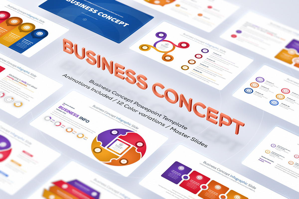 Business Concept PowerPoint Template, a Presentation Template by Pulsecolor