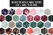 Metallic Marble Texture Mega Bundle, a Texture Graphic by ClipartBrat Graphics (Thumbnail 3 of 9)