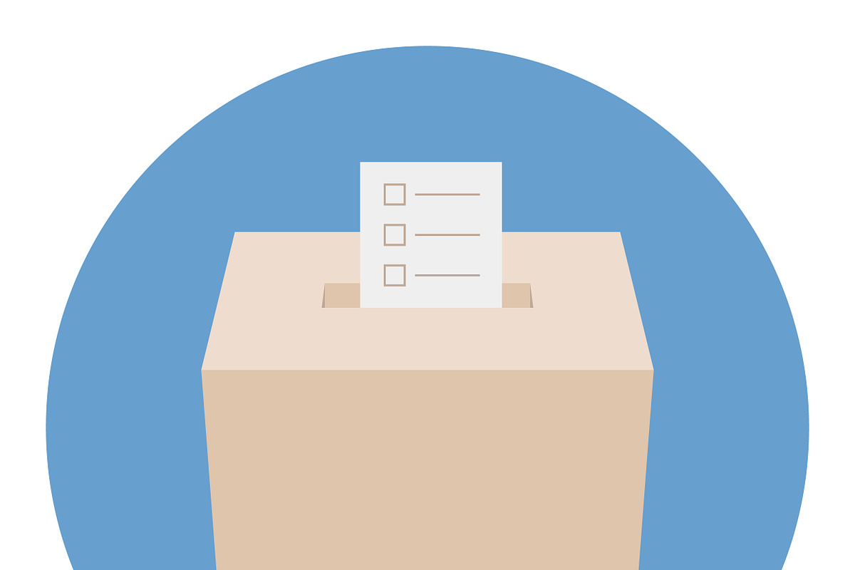 Ballot box, an Icon by jabkitticha