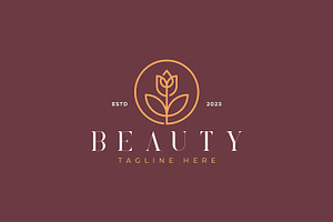 Beauty Flower Premium Concept Logo, a Branding & Logo Template by Signatoro