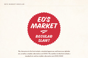 Ed's Market Regular Slant