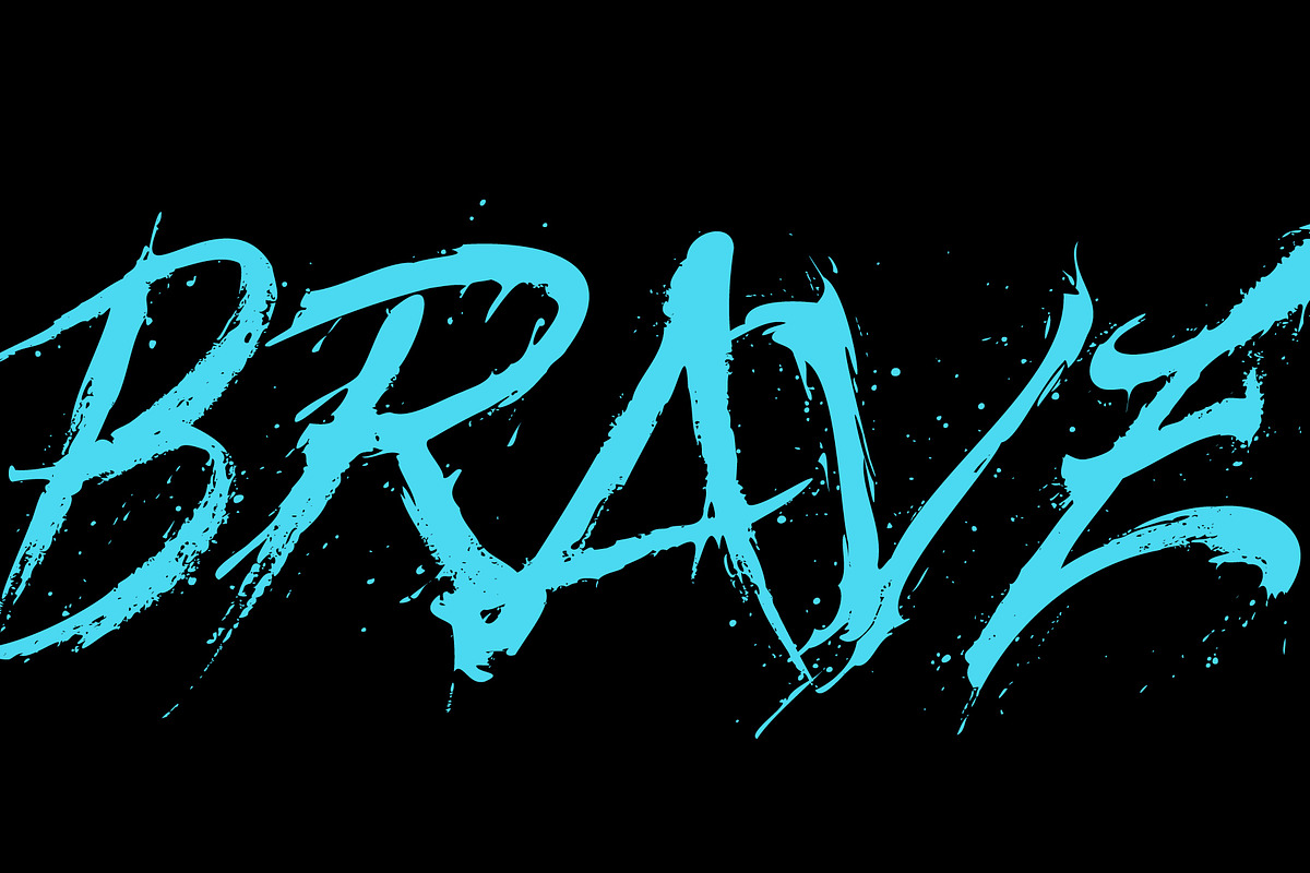 Liquid Handwritten Brush Font, a Handwritten Font by Graphic Spirit (Photo 8 of 12)