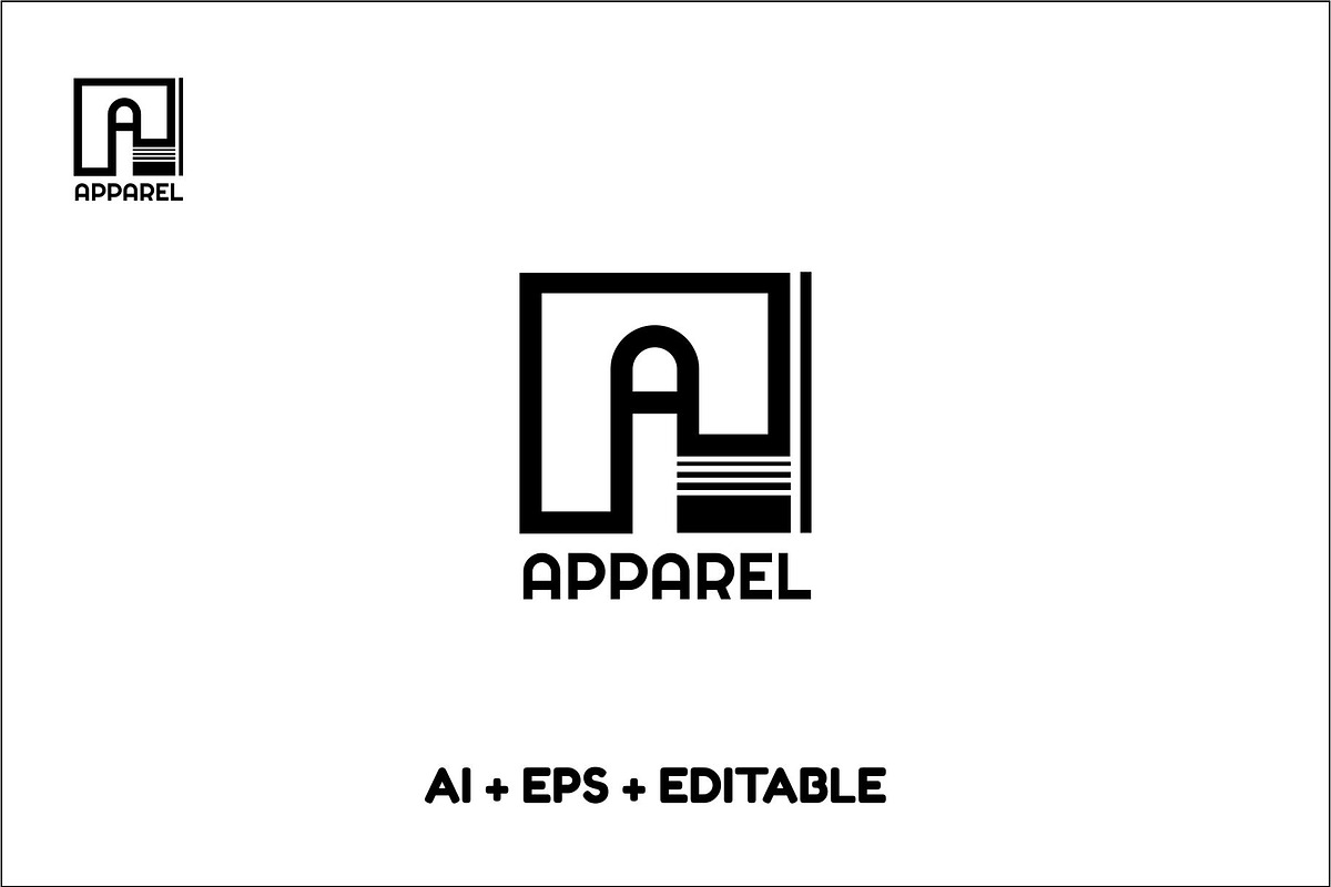 Apparel Logo Template, a Branding & Logo Template by Ingat Sahabat (Photo 3 of 3)