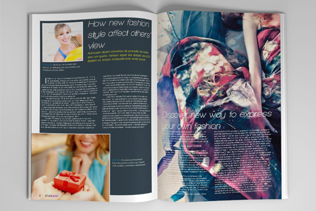 Stylish Fashion Magazine, a Magazine Template by GreenDesign (Photo 3 of 5)