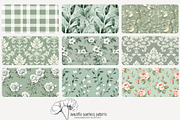 70 sage green seamless pattern, a Pattern Graphic by Poppy Lane Studio (Thumbnail 5 of 10)