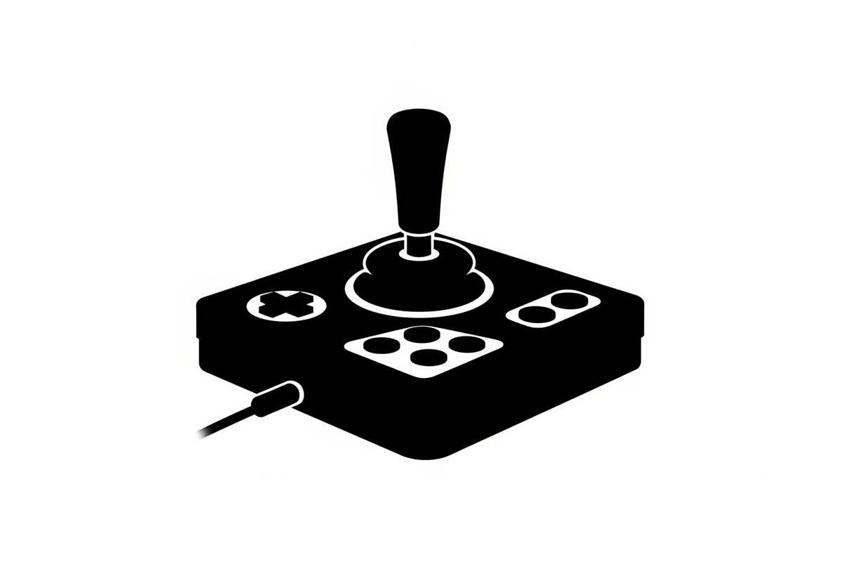 50 Retro Gaming Joystick Vector Bund, an Illustration by Creativeshirt (Photo 8 of 51)