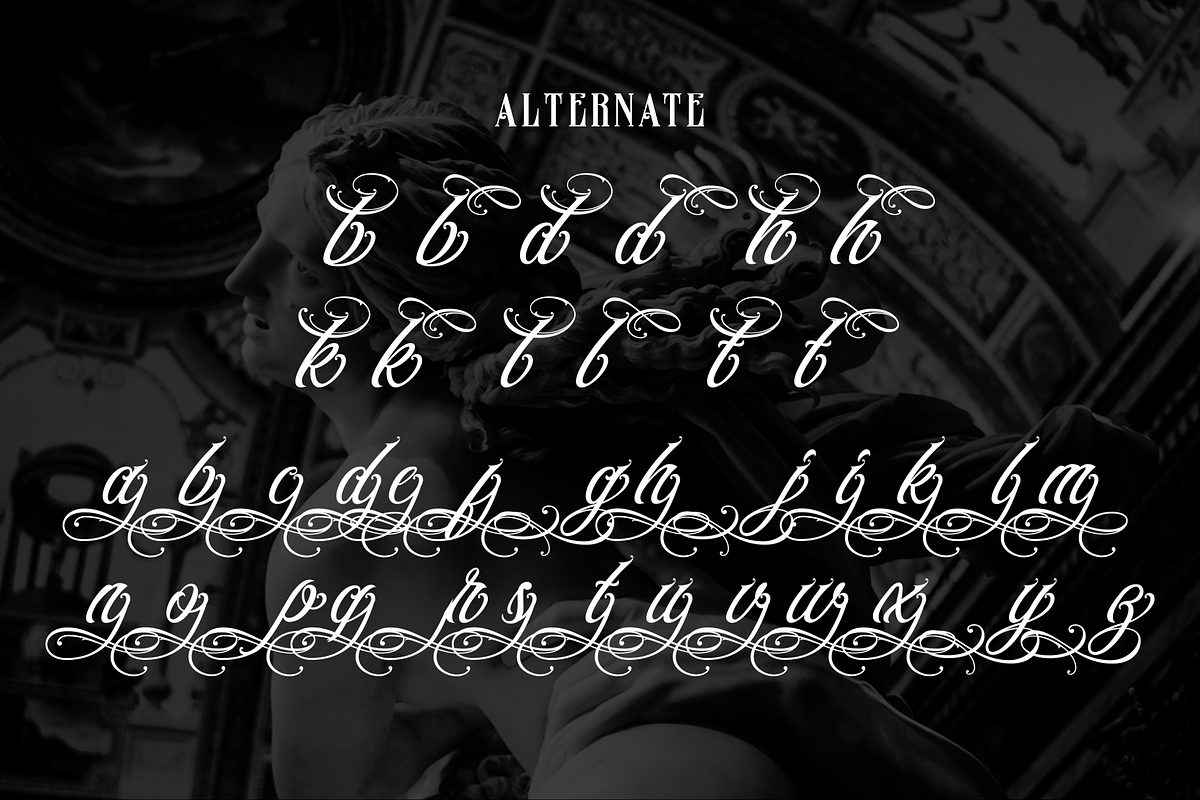 Black Majestic, a Script Font by dansdesign (Photo 5 of 9)
