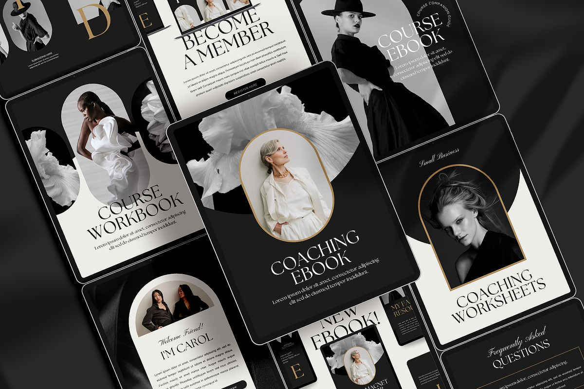 Business Coach Ebook Template CANVA, a Magazine Template by Studio Loire (Photo 1 of 10)