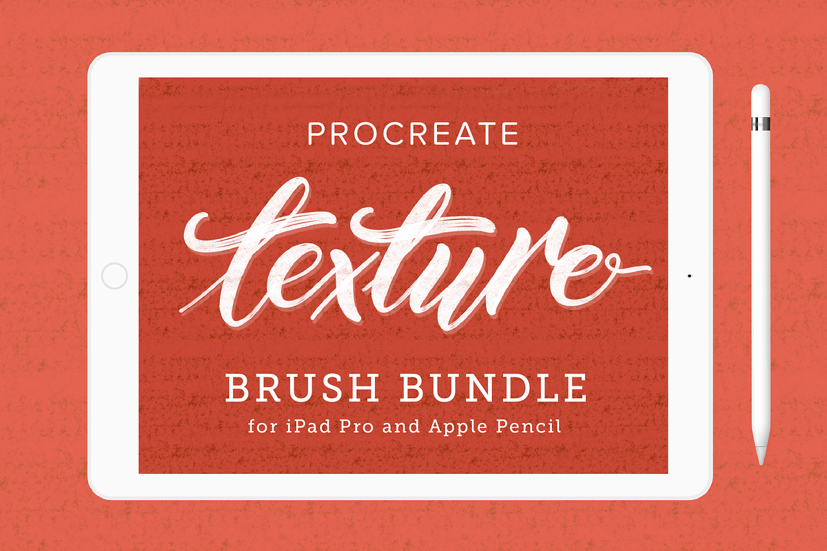 Procreate Texture Brush Bundle, a Brush Add-On by Sasha Hickson (Photo 1 of 5)
