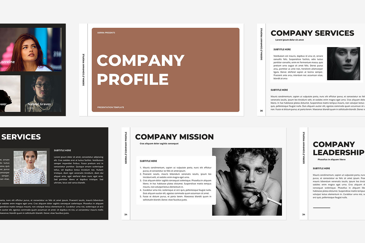 Company Profile Keynote Template, a Presentation Template by Gaize (Photo 7 of 10)