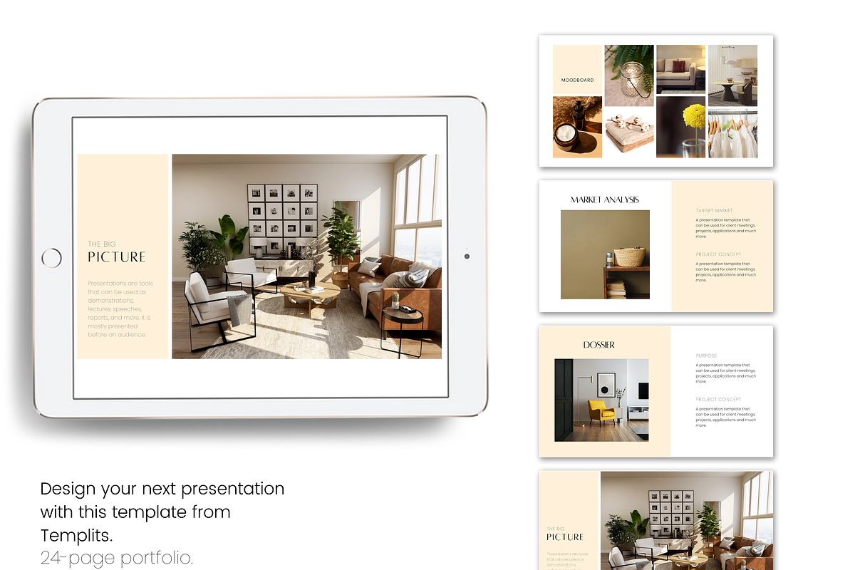 Presentation & Lookbook Template, a Presentation Template by Templits (Photo 2 of 7)