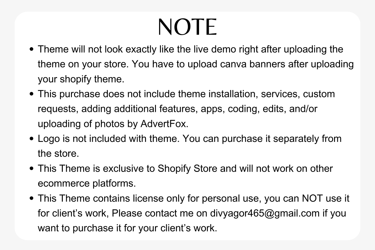 Minimalistic Shopify Theme, a Shopify Template by AdvertFox (Photo 8 of 10)