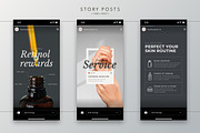 Esthetician Instagram Templates, a Social Media Template by Glow Muse Studio (Thumbnail 2 of 10)