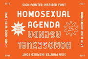 Homosexual Agenda -Sign Painter Sans, a Sans Serif Font by Creative Type (Thumbnail 12 of 12)
