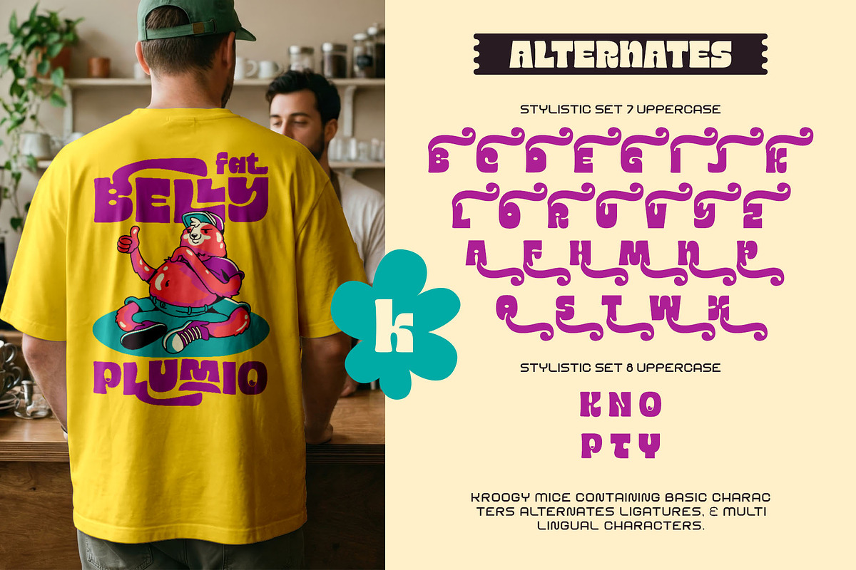 Kroogy Mice Typeface, a Sans Serif Font by alit design (Photo 16 of 21)