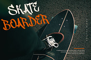 Midnight Surfing - A Modern Graffiti, a Script Font by Almeera Std (Thumbnail 5 of 10)