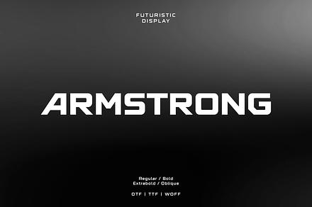 Armstrong Display, a Sans Serif Font by Typologic