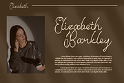 Emillam Script Fonts, a Script Font by mahstudios (Thumbnail 2 of 15)