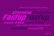 Fastup accelerated typefaces, a Sans Serif Font by deFharo (Thumbnail 3 of 8)