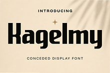 Kagelmy - Condensed Display Font