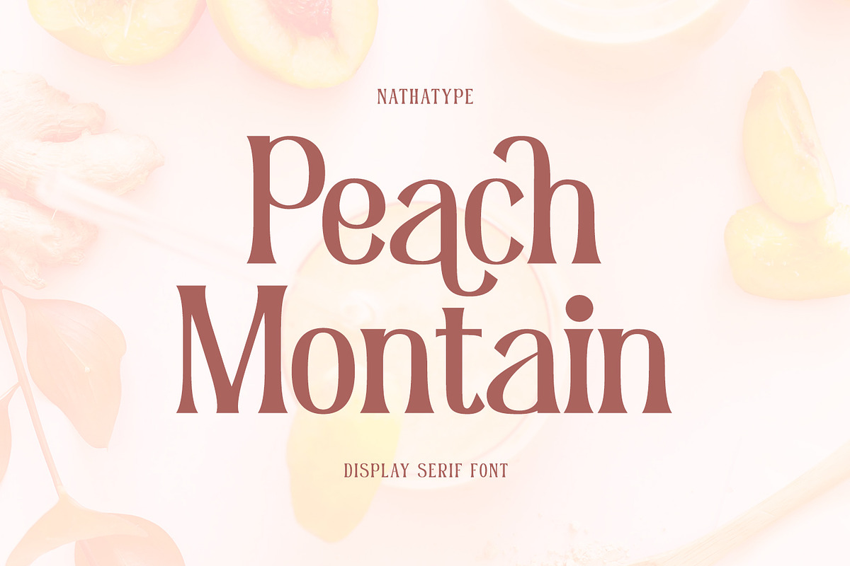 Peach Montain, a Script Font by Nathatype (Photo 1 of 10)