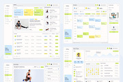 FitMove - Fitness Dashboard, an UI Kit Template by peterdraw (Thumbnail 3 of 7)