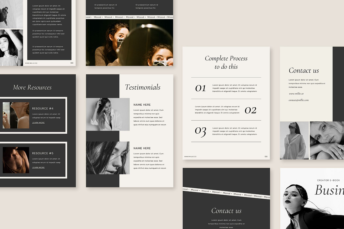 MOSSE Coach Ebook Template CANVA, a Design Template by BoldNStudio (Photo 9 of 10)