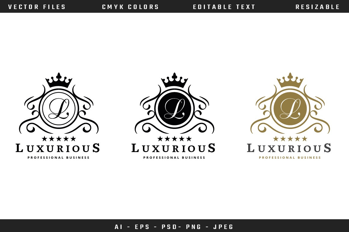 Luxurious Logo, a Branding & Logo Template by Design_Planet | Creative ...