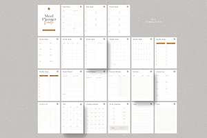 Meal & Grocery Planner Templates