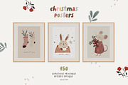150 Christmas Kids Posters & Prints, a Background Graphic by Muse Artist (Thumbnail 12 of 17)
