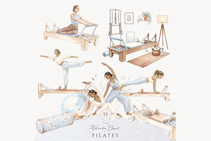 Pilates Reformer Yoga Stretch Set