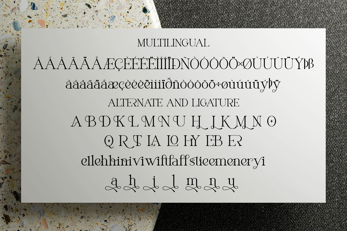 Maniefa || Elegant Serif Font, a Serif Font by Idea Studio (Photo 10 of 10)