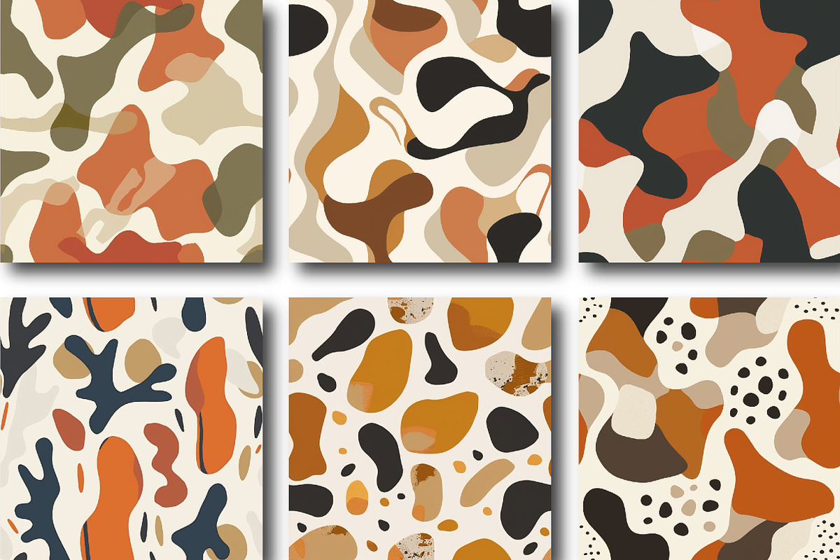 Organic Shapes Seamless Pattern, a Pattern Graphic by DreamCafeArt (Photo 3 of 7)